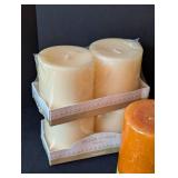 LLR - Star-Cut Metal Candle Holder with Pillar Candles