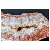 LB - Agate Stone Slab - Red & Pink Banding