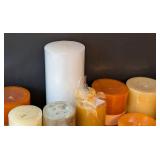LB - Pillar Candles - Assorted Colors & Heights, Harvest Spice Scented