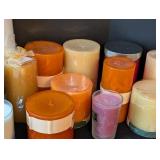 LB - Pillar Candles - Assorted Colors & Heights, Harvest Spice Scented