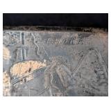 LB - Vintage Japanese Cigarette Case -Engraved Floral Landscape