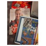 LB - Sirdar Stylecraft Yarn Assortment with Pattern Books & Small Knit Blanket