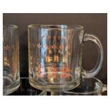 LLR - Glass Reindeer Christmas Mugs (Lot of 18)