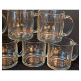 LLR - Glass Reindeer Christmas Mugs (Lot of 18)