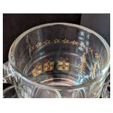 LLR - Glass Reindeer Christmas Mugs (Lot of 18)