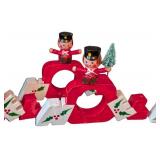 LB - Vera Neumann Noel Napkin Ring Holder (Lot of 4)