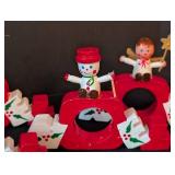 LB - Vera Neumann Noel Napkin Ring Holder (Lot of 4)