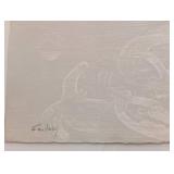 UL - Klaus Brill Fantasy Woodcut Print (46/250) - Framed