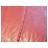 LR - Natuzzi Red Leather Sectional - Reclining Chaise