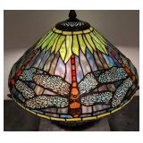 LLR - Dragonfly Tiffany-Style Stained Glass Table Lamp