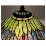 LLR - Dragonfly Tiffany-Style Stained Glass Table Lamp