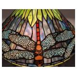 LLR - Dragonfly Tiffany-Style Stained Glass Table Lamp