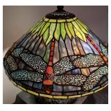 LLR - Dragonfly Tiffany-Style Stained Glass Table Lamp