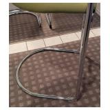 LLR - Thonet Vintage Green Cantilever Bar Stool Set of 3