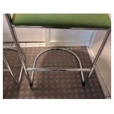 LLR - Thonet Vintage Green Cantilever Bar Stool Set of 3
