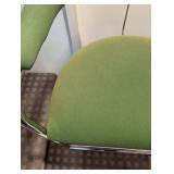 LLR - Thonet Vintage Green Cantilever Bar Stool Set of 3