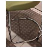 LLR - Thonet Vintage Green Cantilever Bar Stool Set of 3