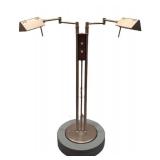 LLR - Holtkotter Leuchten 2-Arm Swing Twin Reading Floor Lamp - 1980s