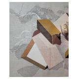 UL - Signed Abstract Geometric Collage Print
