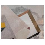 UL - Signed Abstract Geometric Collage Print