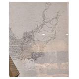 UL - Signed Abstract Geometric Collage Print