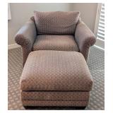UL - Armchair & Ottoman - Upholstered