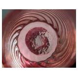 UL - Harry Stuart RPM Studio Hand Blown Art Glass Bowl - Iridescent Mushroom Accent