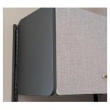 UL - Wilsonart L-Shaped Office Desk With Wall Cabinets