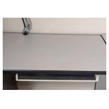 UL - Wilsonart L-Shaped Office Desk With Wall Cabinets