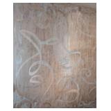 UL - Metallic Swirl Abstract Canvas Print Wall Hanging