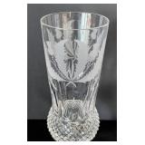 UL - Pair of Edinburgh Crystal Thistle Pattern Champagne Flutes