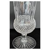 UL - Pair of Edinburgh Crystal Thistle Pattern Champagne Flutes