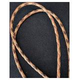 K - Bennett Bolo Tie Turquoise & Coral Inlay