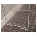 UL - Vintage Lucite Shower Chair - Clear Acrylic