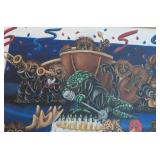 UL - Gorecki Beastly Ball Original 1998 Framed Painting