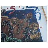 UL - Gorecki Beastly Ball Original 1998 Framed Painting