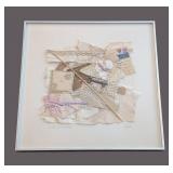 UL - Hanlou Written on My Heart - Framed Mixed Media Collage