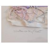 UL - Hanlou Written on My Heart - Framed Mixed Media Collage