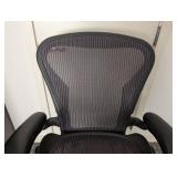 LB - Herman Miller Size 2 Office Chair - Mesh Back, Black Frame