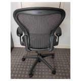 LB - Herman Miller Size 2 Office Chair - Mesh Back, Black Frame