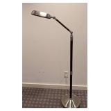 LB - Sharper Image Floor Lamp - Adjustable Wood Arm