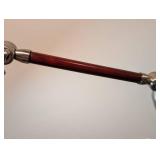 LB - Sharper Image Floor Lamp - Adjustable Wood Arm