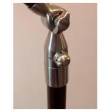 LB - Sharper Image Floor Lamp - Adjustable Wood Arm