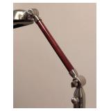 LB - Sharper Image Floor Lamp - Adjustable Wood Arm