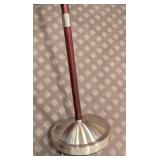 LB - Sharper Image Floor Lamp - Adjustable Wood Arm