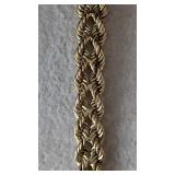 K - 14K Yellow Gold Bracelet - 7 in