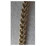 K - 14K Yellow Gold Bracelet - 7 in