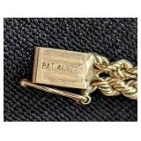 K - 14K Yellow Gold Bracelet - 7 in