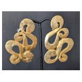 K - Variety of Gold-Tone Fashion Earrings