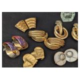 K - Variety of Gold-Tone Fashion Earrings